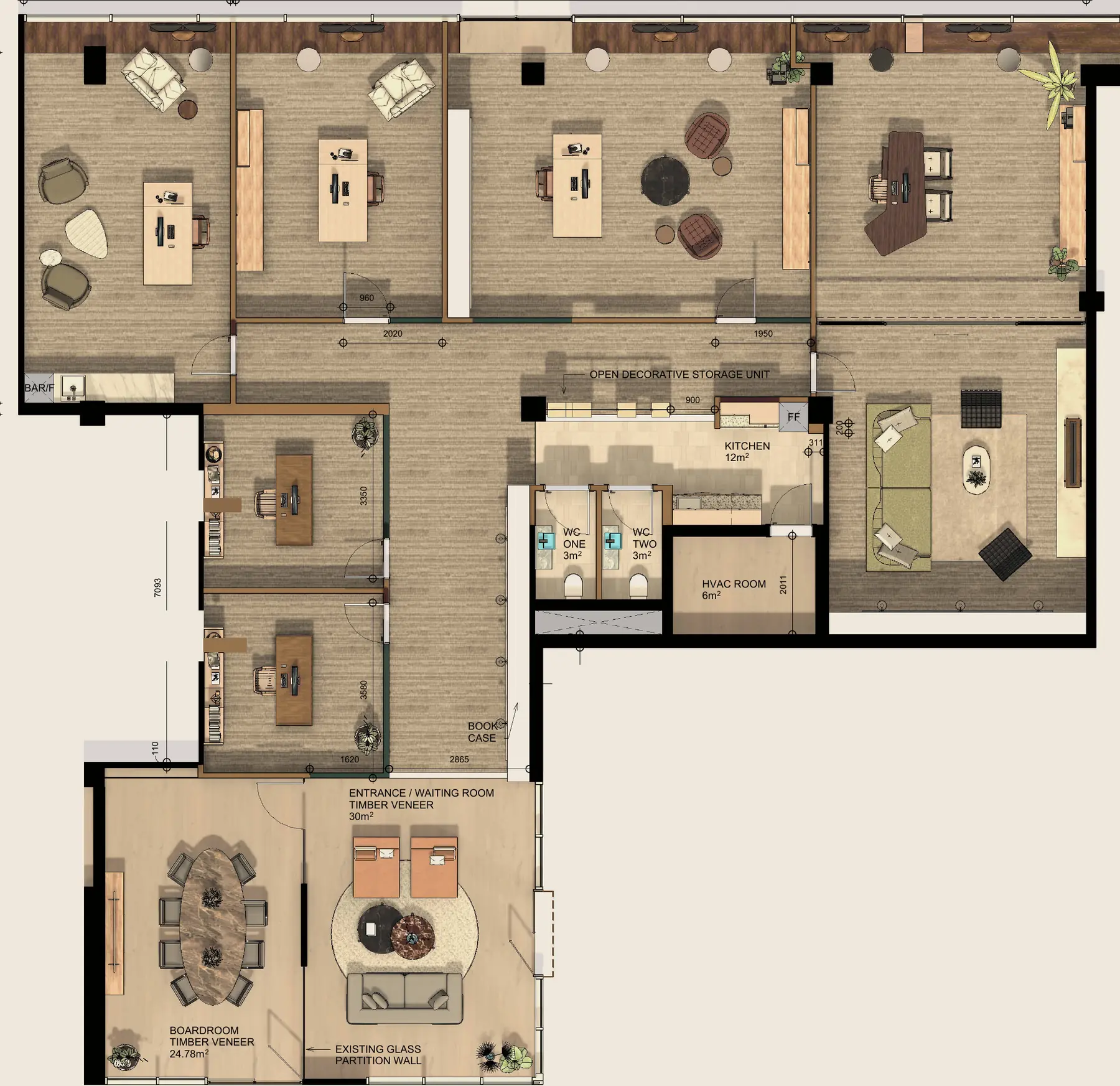 Floor plan · The Fitzhardinge, sixth floor