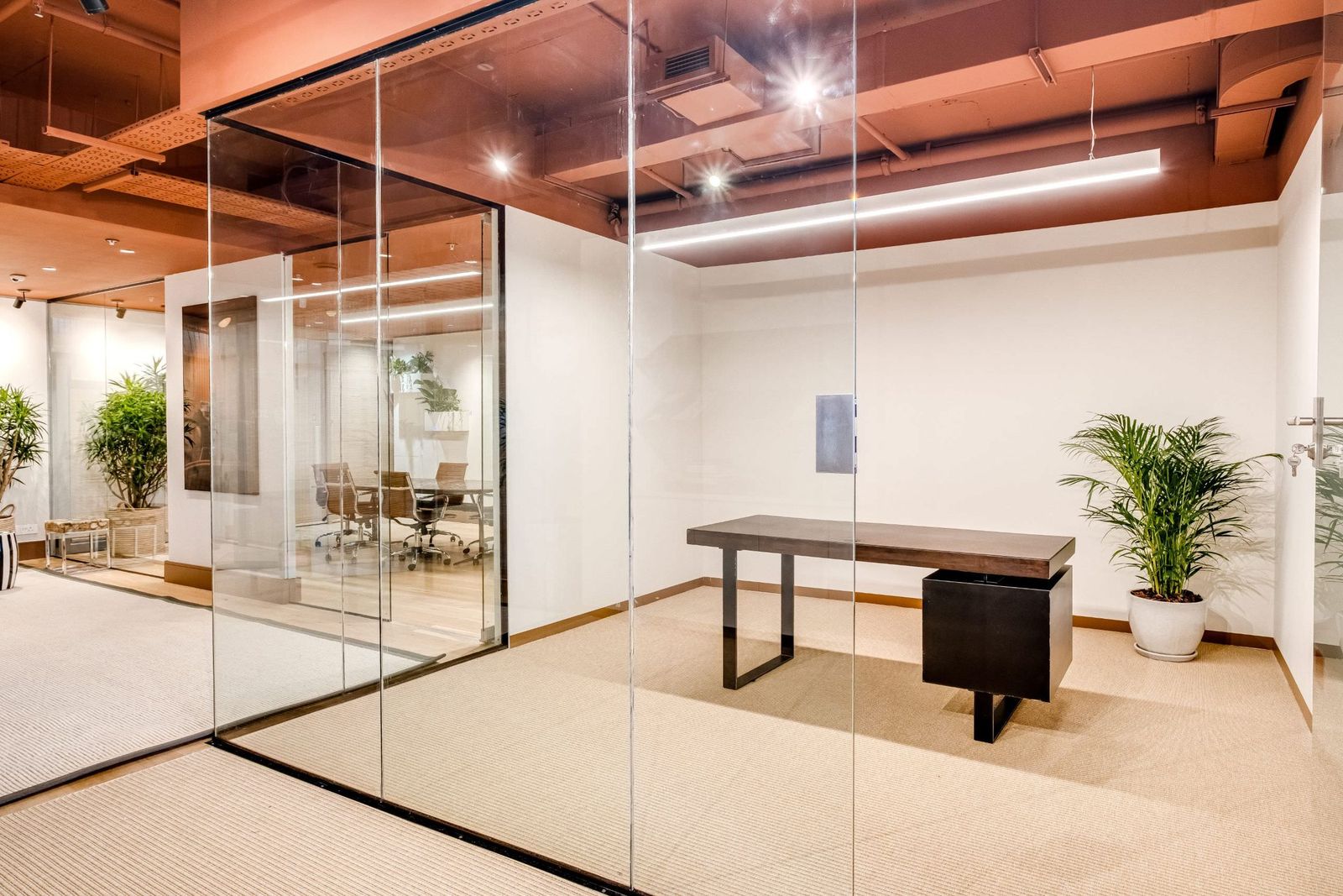 Office 1, the room, as delivered